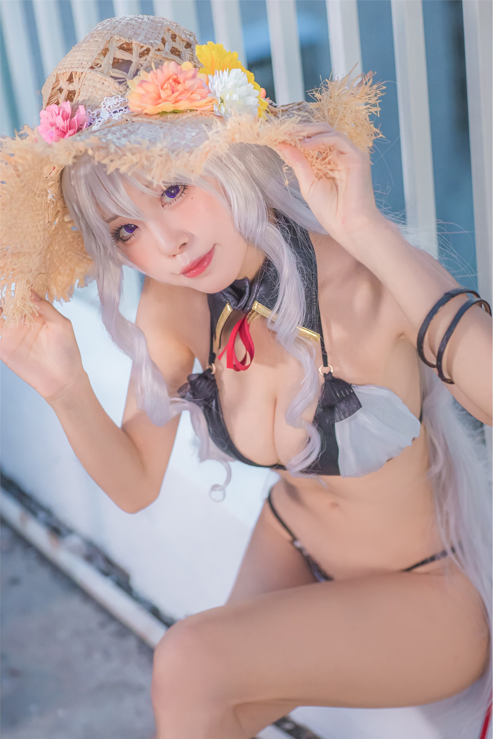 Aqua Water Miao - Alge rie Swimsuit (Azur Lane)(22)